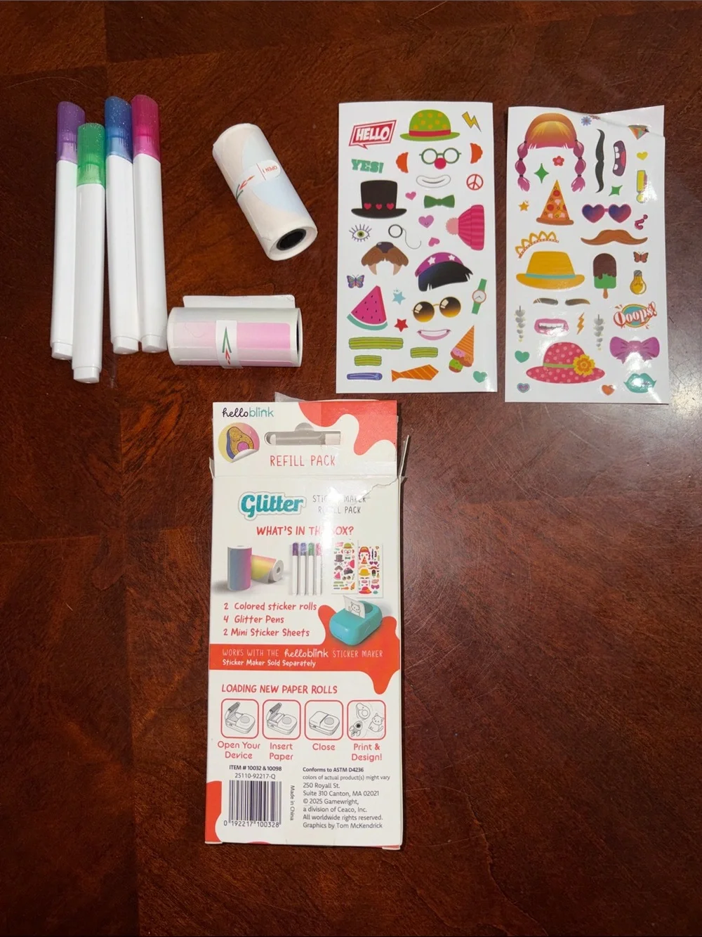 Hello blink sticker maker